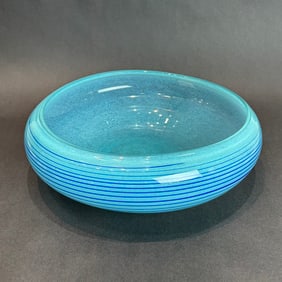 14 inch Cyan Design Glass Ocean Bowl