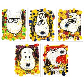 Tom Everhart 29x38.5 ‘Squeeze the Days” (Suite of 5) Hand-Signed Lithographs
