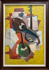 Harry Packman 38.5x57.75 Framed Original Oil Painting on Board