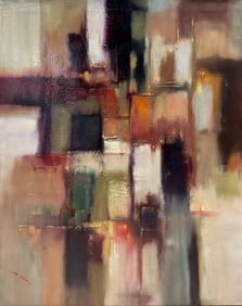 Jeff Dixon 30x40 Framed Original Abstract Painting