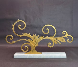 Global Views 26x15x4 Gold Arbor Sculpture