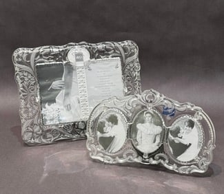 Mikasa Crystal Wedding Frame Set – Set of 2