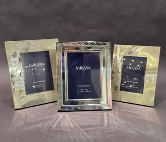 Set of 3 Mikasa Metallic Tabletop Frames