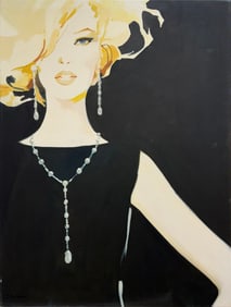 Contemporary Figurative Oil Painting on Canvas 35.5 x 48
