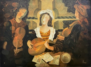 Ara Berberyan - Signed and Numbered Figurative Limited Edition on Canvas 40 x 30