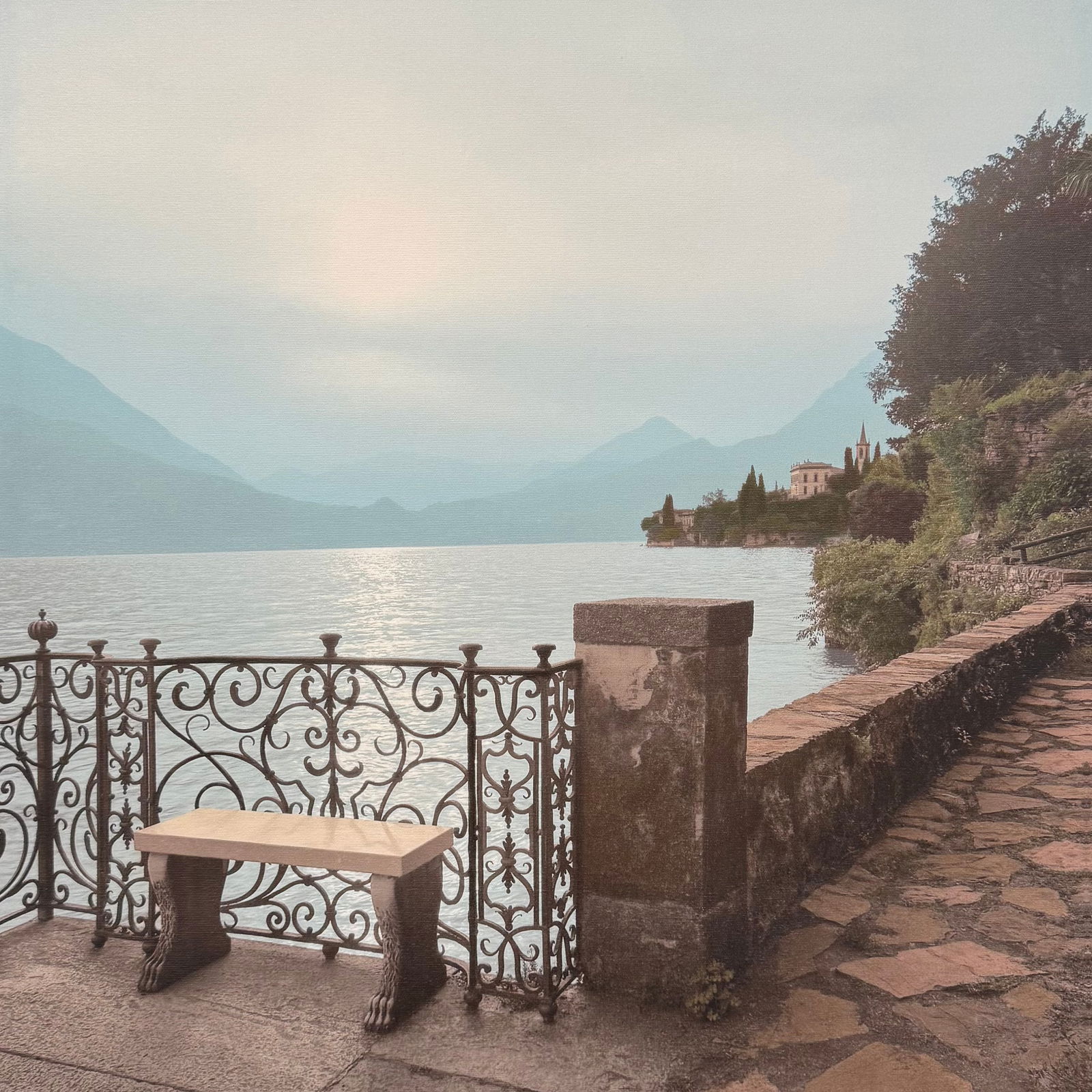 Alan Blaustein 24 x 24 Lake Vista Photograph on Canvas (1 of 4)