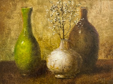 Lang 16 x 12 Still Life Painting on Canvas
