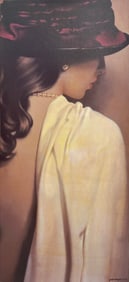 Alexander Sherversky 14 x 30 Limited Edition Female Figurative Giclee on Canvas