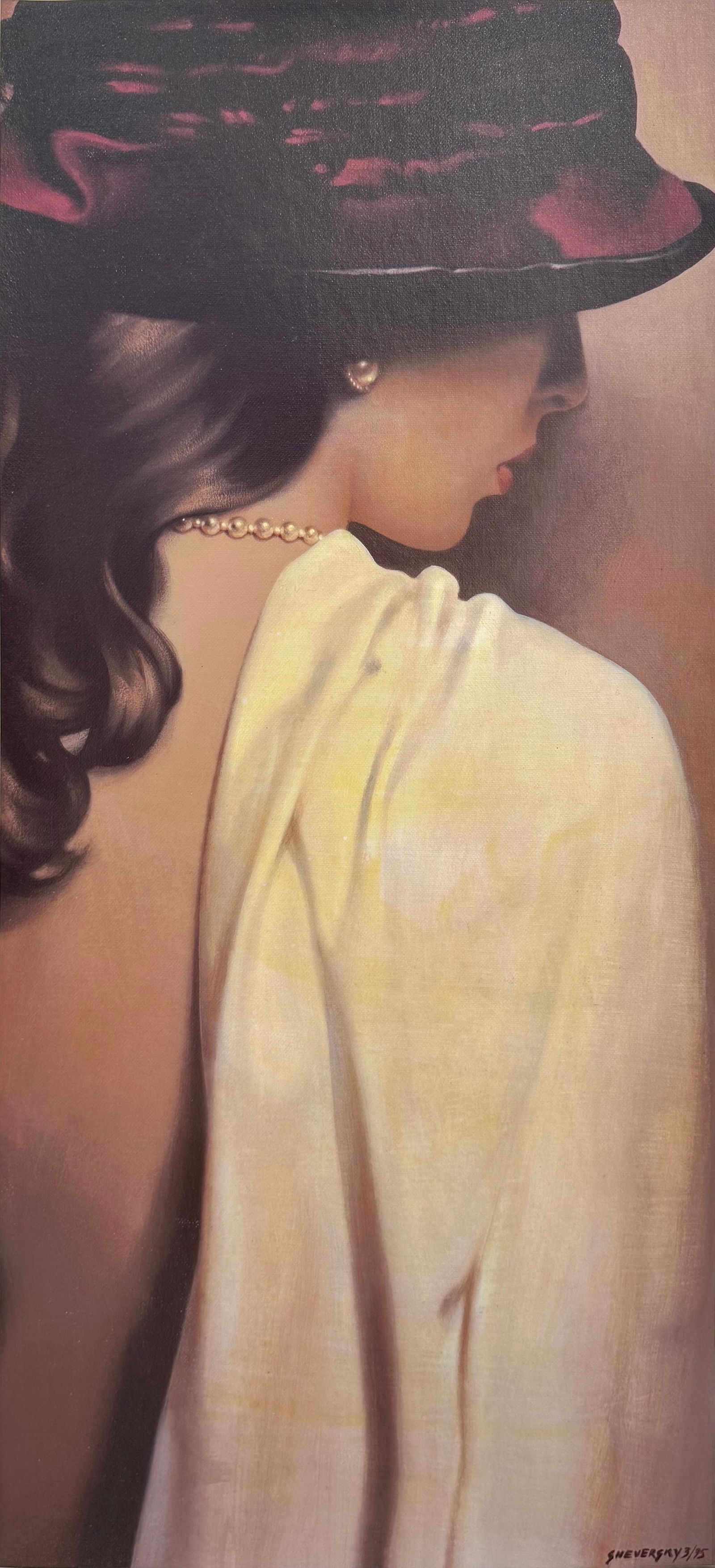 Alexander Sherversky 14 x 30 Limited Edition Female Figurative Giclee on Canvas (1 of 4)