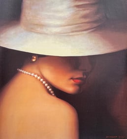 Alexander Sherversky 20 x 22 Limited Edition Female Figurative Giclee on Canvas