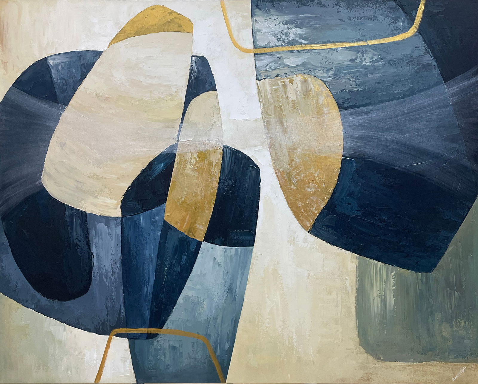 Anastasiya Skryleva 48x60 Original Abstract Painting (1 of 6)