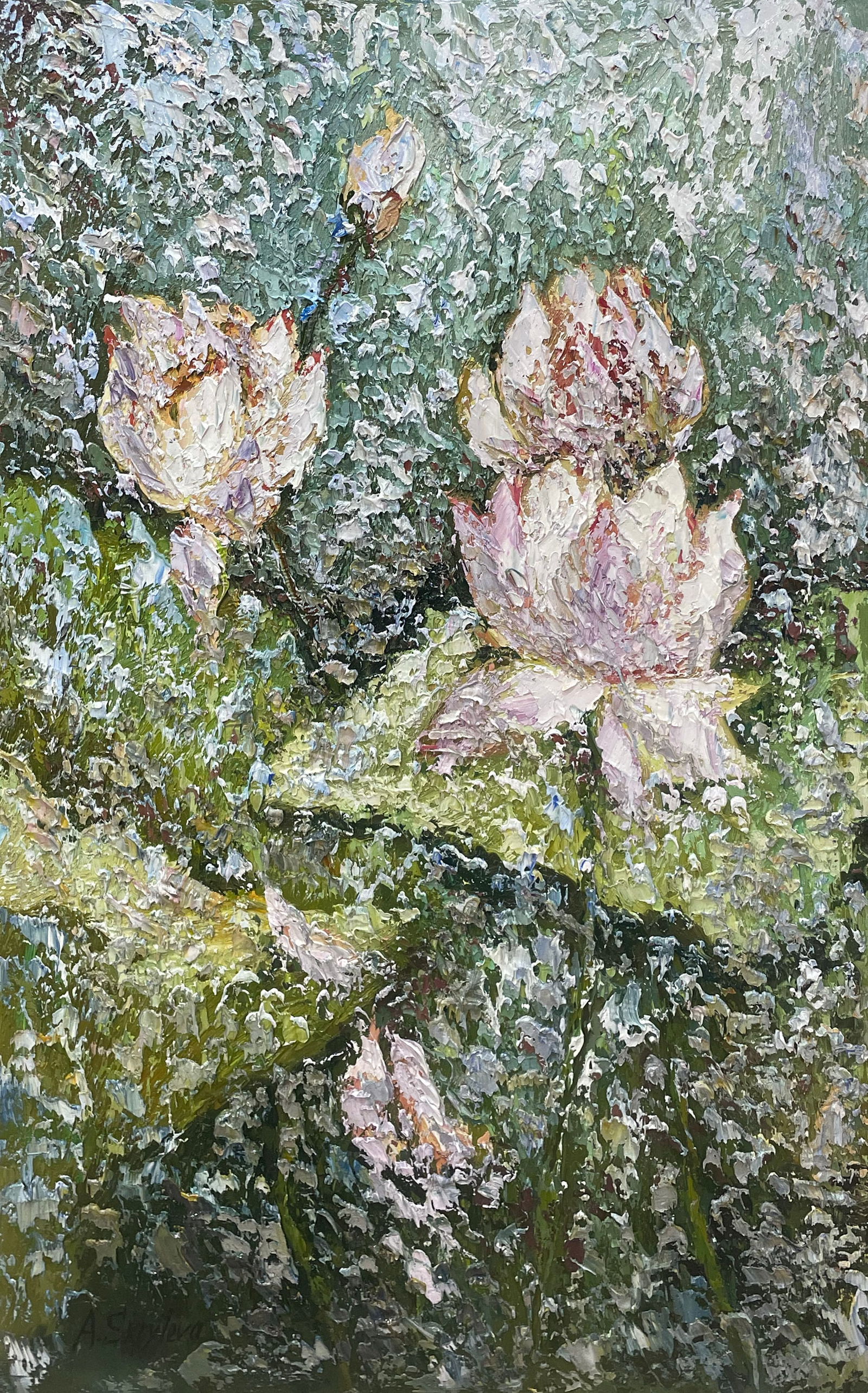 Anastasiya Skryleva 36x24 Original Floral Painting (1 of 5)