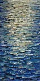 Andrii Afanasiev 36x18 Original Seascape Painting