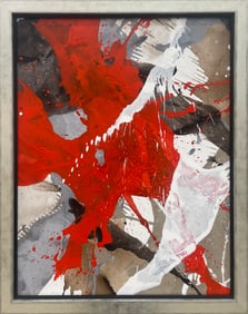 Antonio Molinari 39x32 Original Abstract Painting