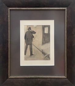 Edgar Degas 15x13 Framed Figurative Etching