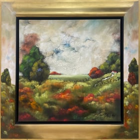 Emanuel Mattini 35x35 LE Framed Landscape Giclee