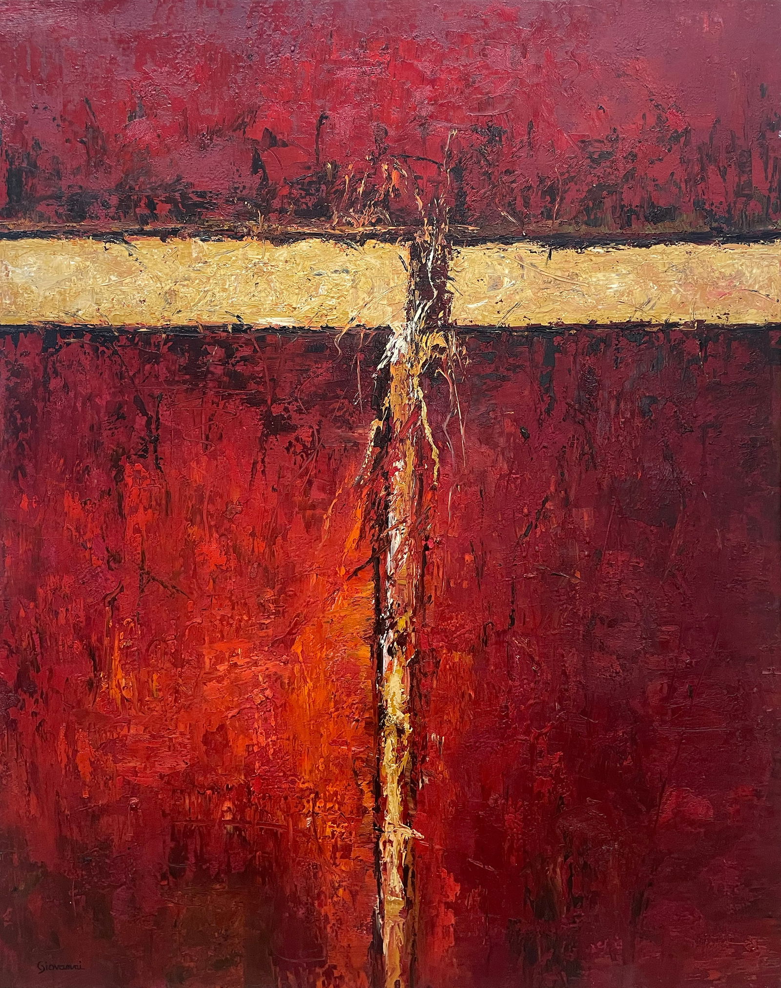 Giovanni 48x36 Original Abstract Painting (1 of 6)