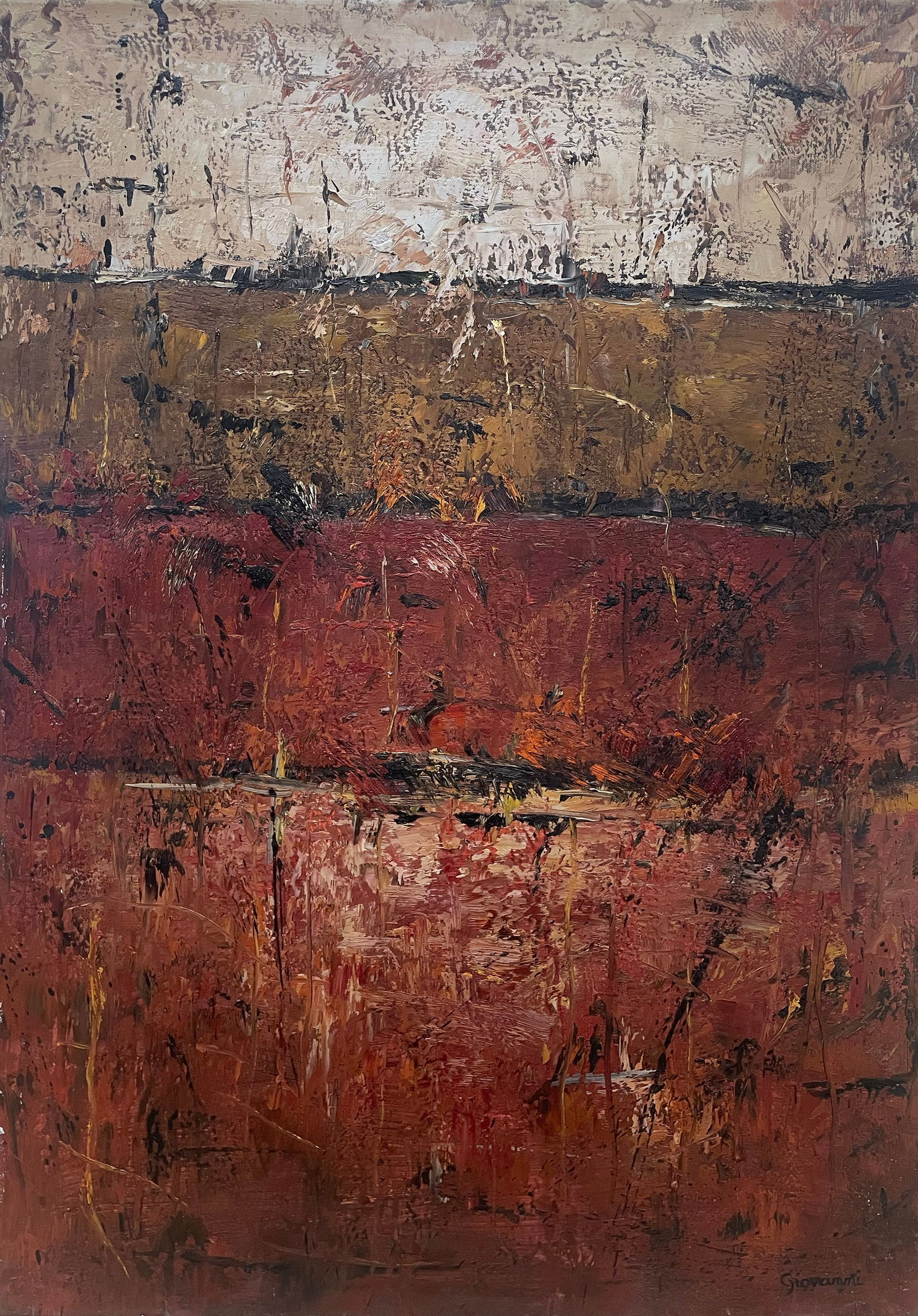 Giovanni 36x24 Original Abstract Painting (1 of 6)