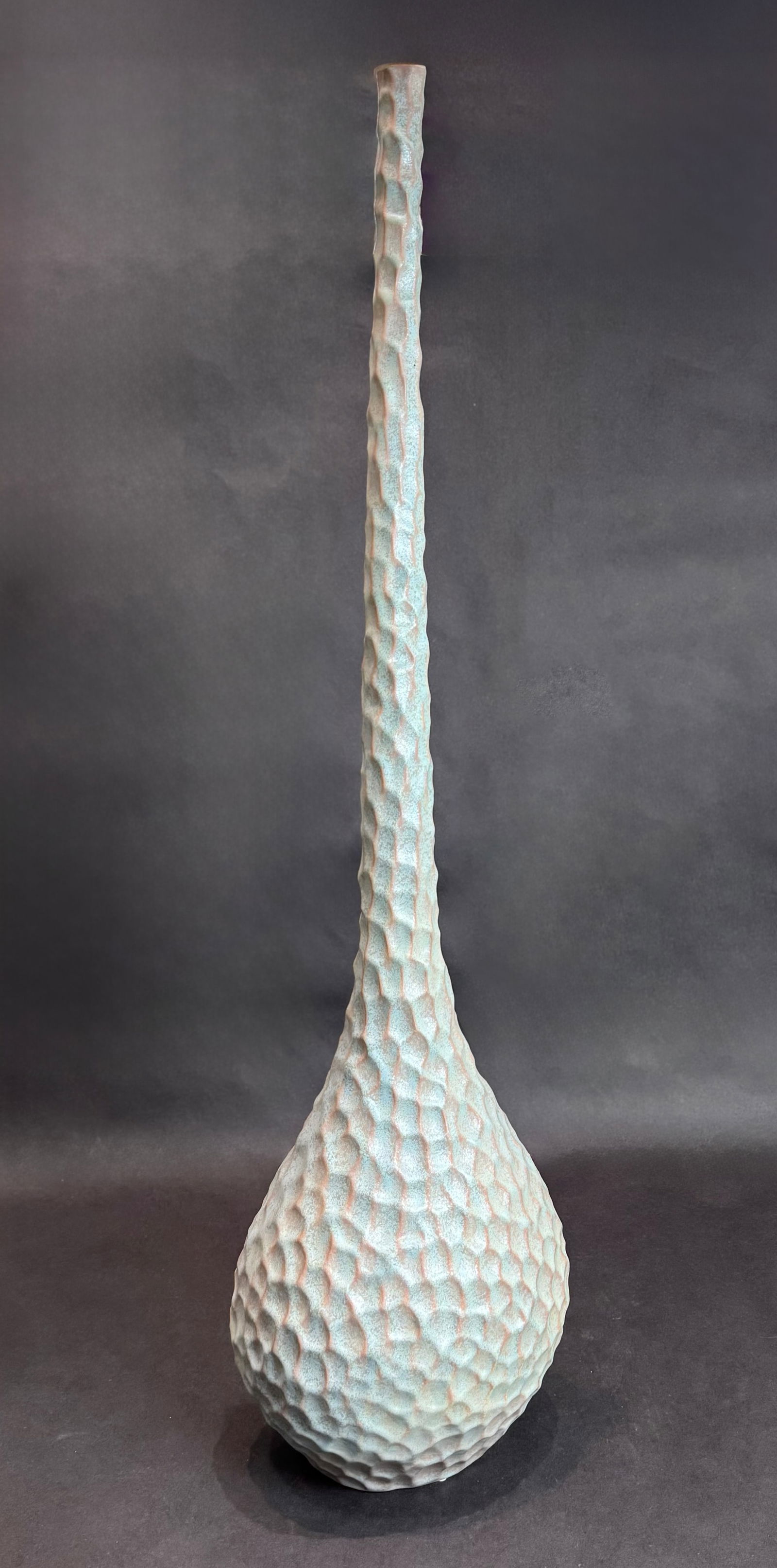 Global Views 34 inch Retired Chiseled Bird Egg Vase (1 of 3)