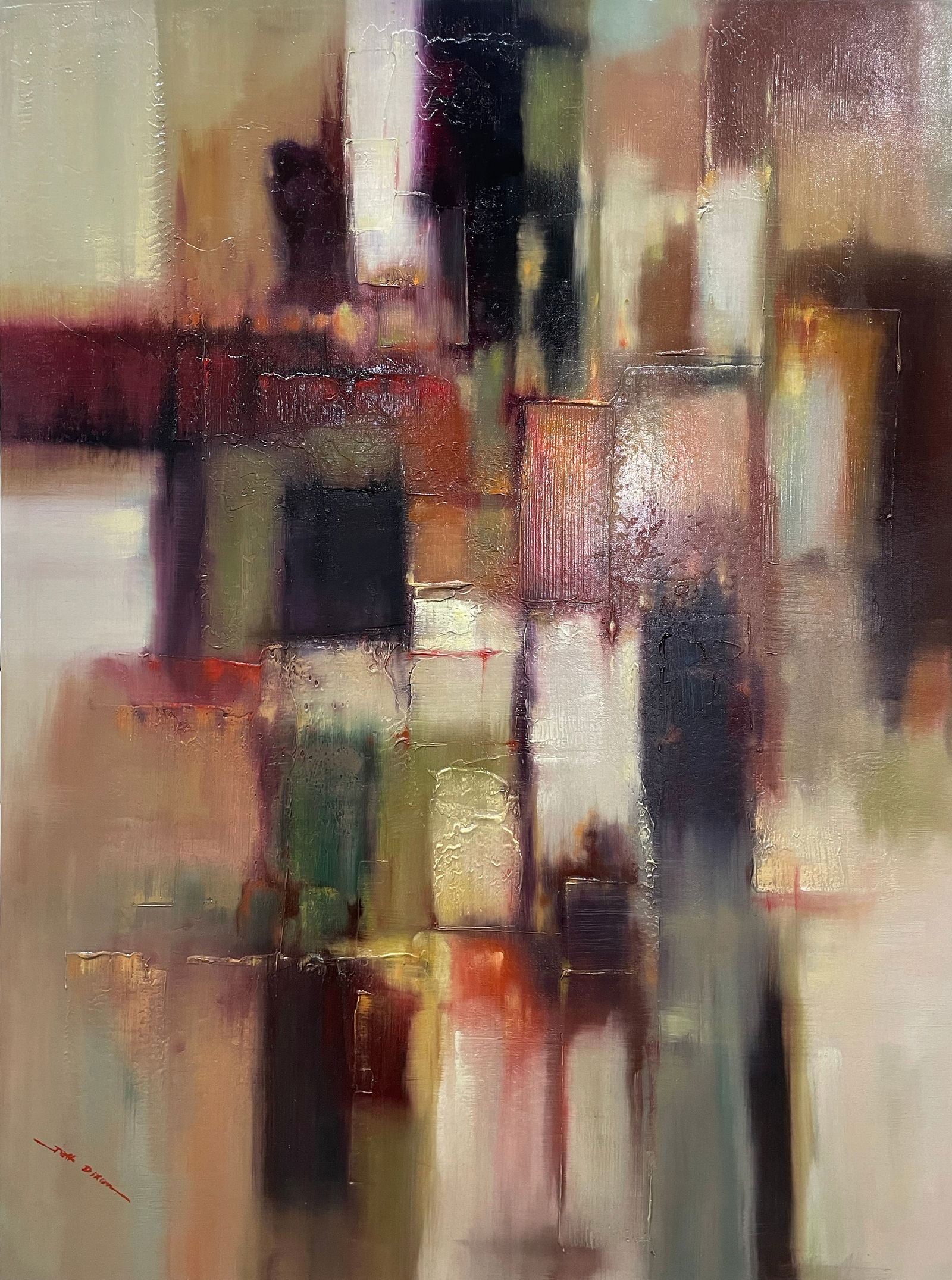 Jeff Dixon 30x40 Original Abstract Painting (1 of 5)