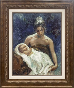 Jose Royo 50x42 LE Figurative Serigraph