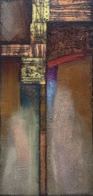 Joy Broe 34x16 Original Mixed Media on Wood