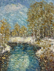 Konstantin Savchenko 28x22 Original Landscape Painting