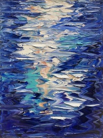 Konstantin Savchenko 18x14 Original Abstract Water Painting
