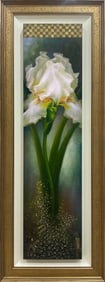Manaz 57.5x21.5 LE Framed Floral Giclee