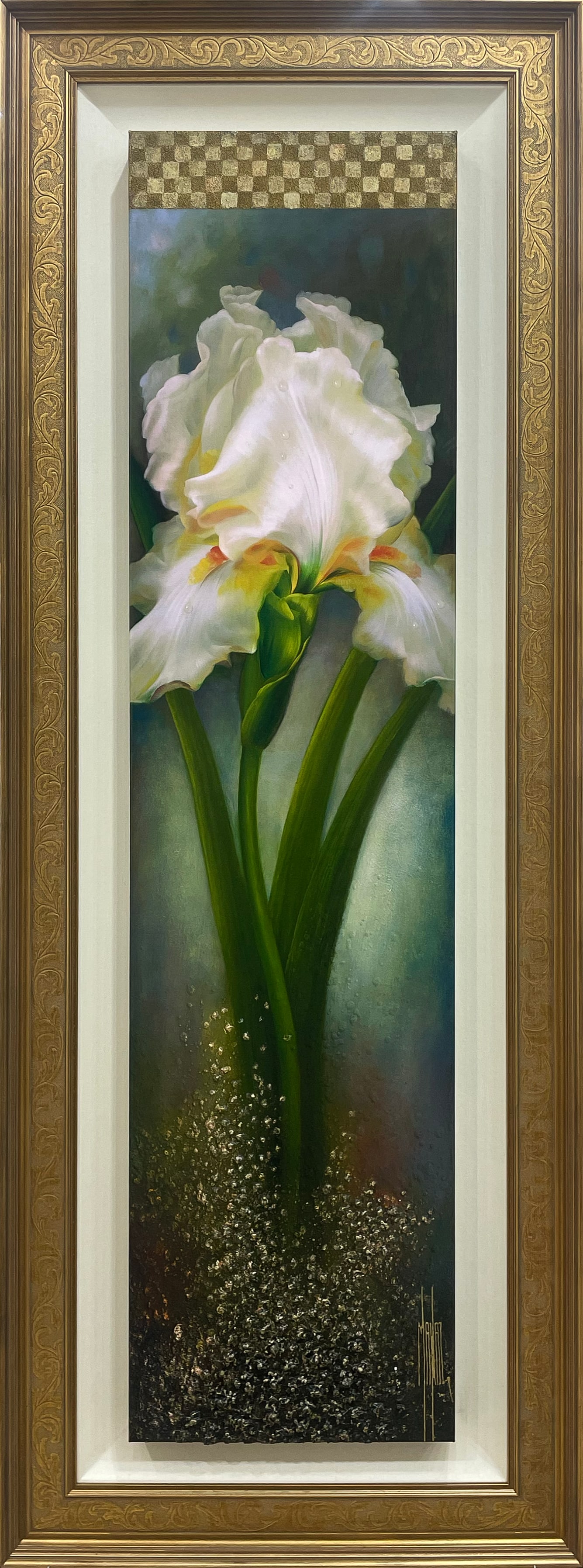 Manaz 57.5x21.5 LE Framed Floral Giclee (1 of 6)