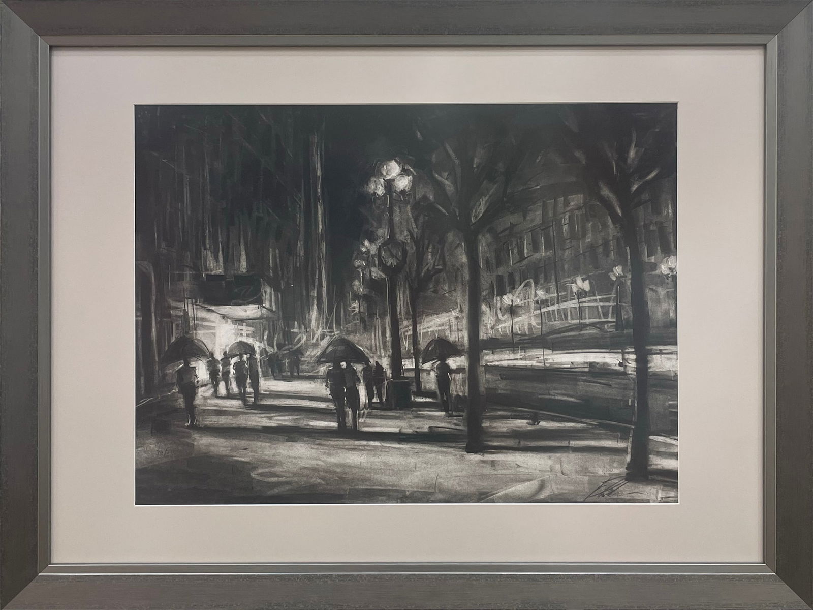 Michael Flohr 24x32 LE Framed Streetscape Lithograph (1 of 6)