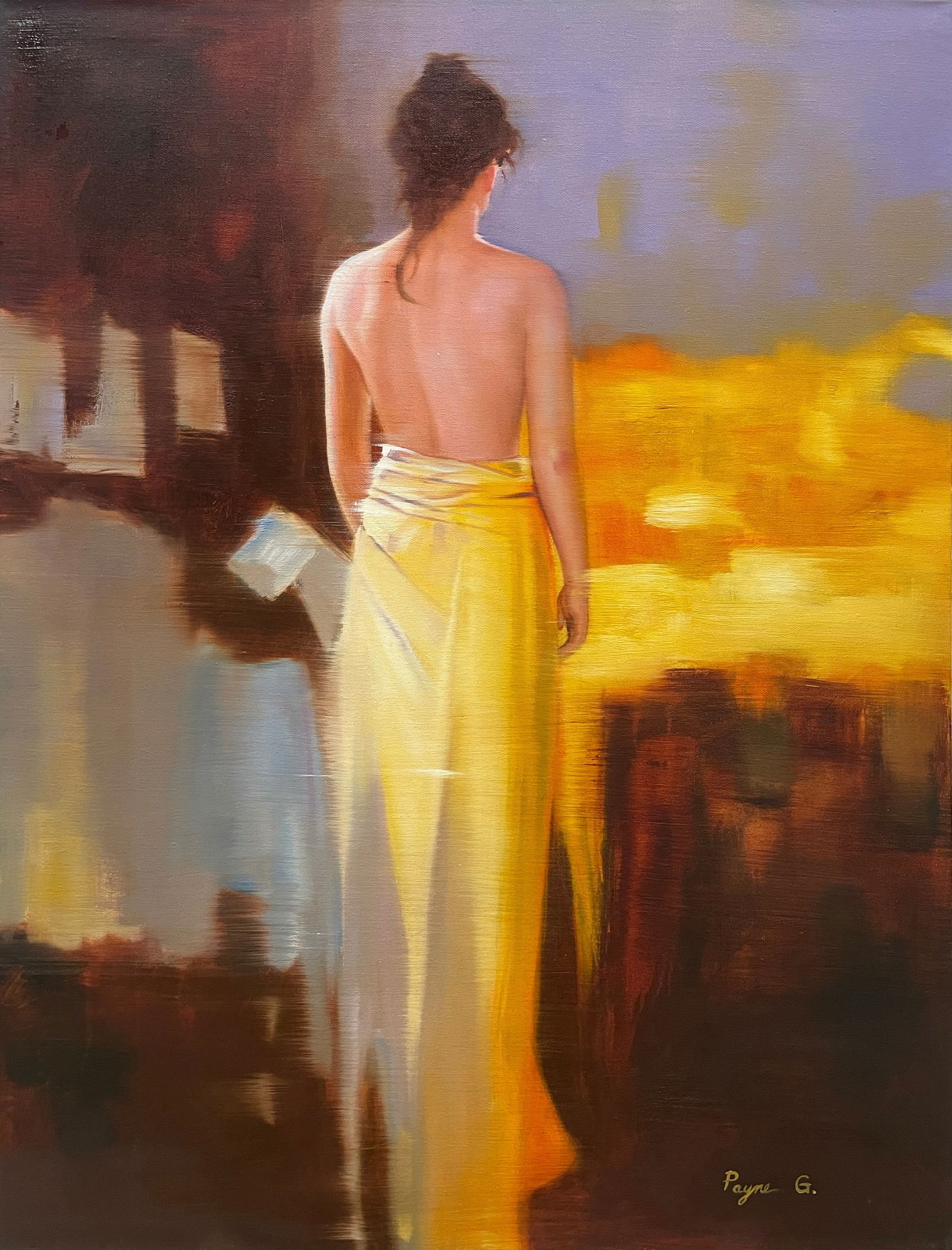 Payne G. 40x30 Original Figure Painting (1 of 6)