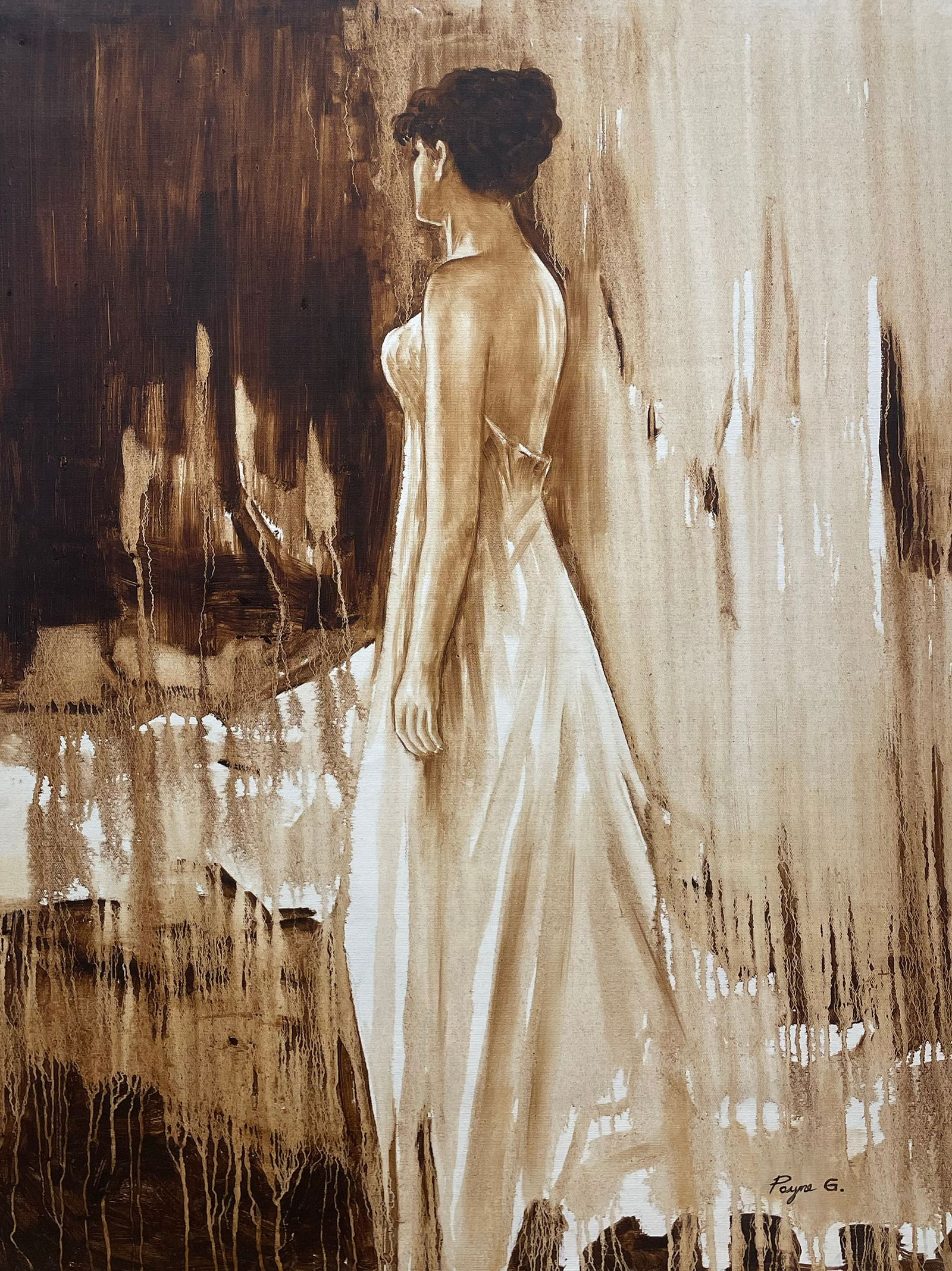 Payne G. 40x30 Original Figure Painting (1 of 6)