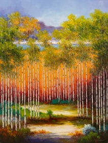 Van Matino 48x36 Original Landscape Painting