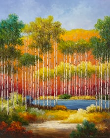 Van Matino 48x36 Original Landscape Painting