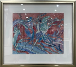 Yamin Young 21x24 Limited Edition Serigraph
