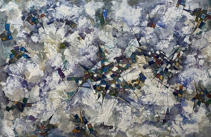 Andrew 48x72 Original Abstract Painting