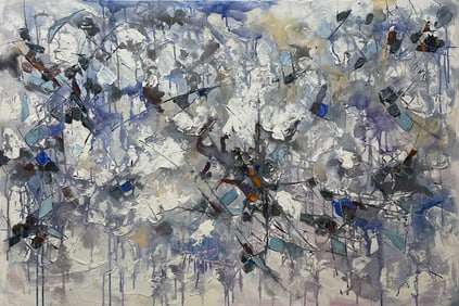 Andrew 48x72 Original Abstract Painting