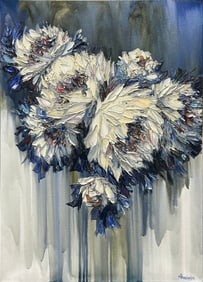 Anastasiya Skryleva 40 H x 30 W Original Floral Painting