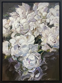 Andrii Afanasiev 51 H x 39 W Original Floral Painting