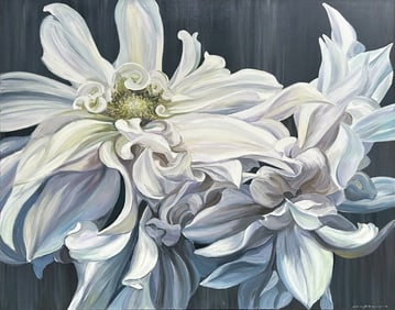 Andrii Afanasiev 60 H x48 W Floral Original Painting