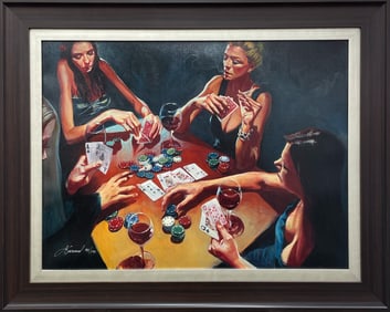 Gabe Leonard 30 H x 37.5 W Framed RARE Hand Signed & Numbered LE