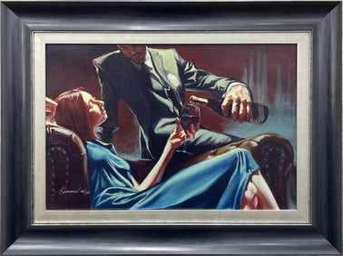 Gabe Leonard 25.5 H x 33 W Framed RARE Hand Signed & Numbered LE