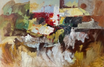 Giovanni 48 H x 72 W Original Abstract Painting