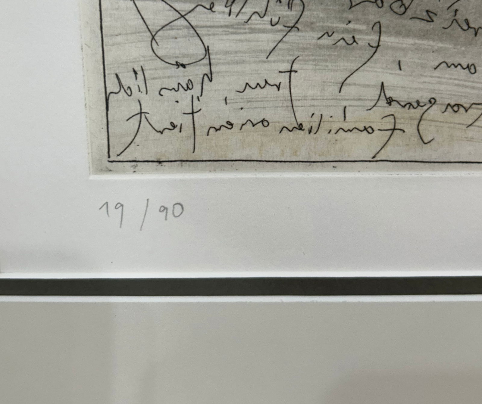 Jurgen Gorg 27.5 H x 24.5 W Cancer Framed Etching - 7