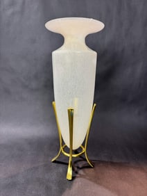 Global Views Granilla Alabastron Vase w/ Stand