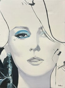 J Loden 47 H x 35.25 W Vouge Original Painting