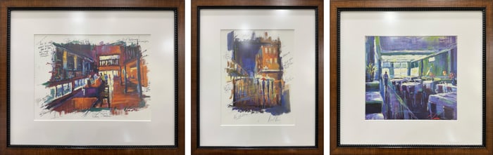 Michael Flohr Framed Prints (Set of 3)