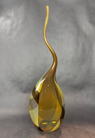 RKS Glass Studios 27 H x 8 W Glass Vase