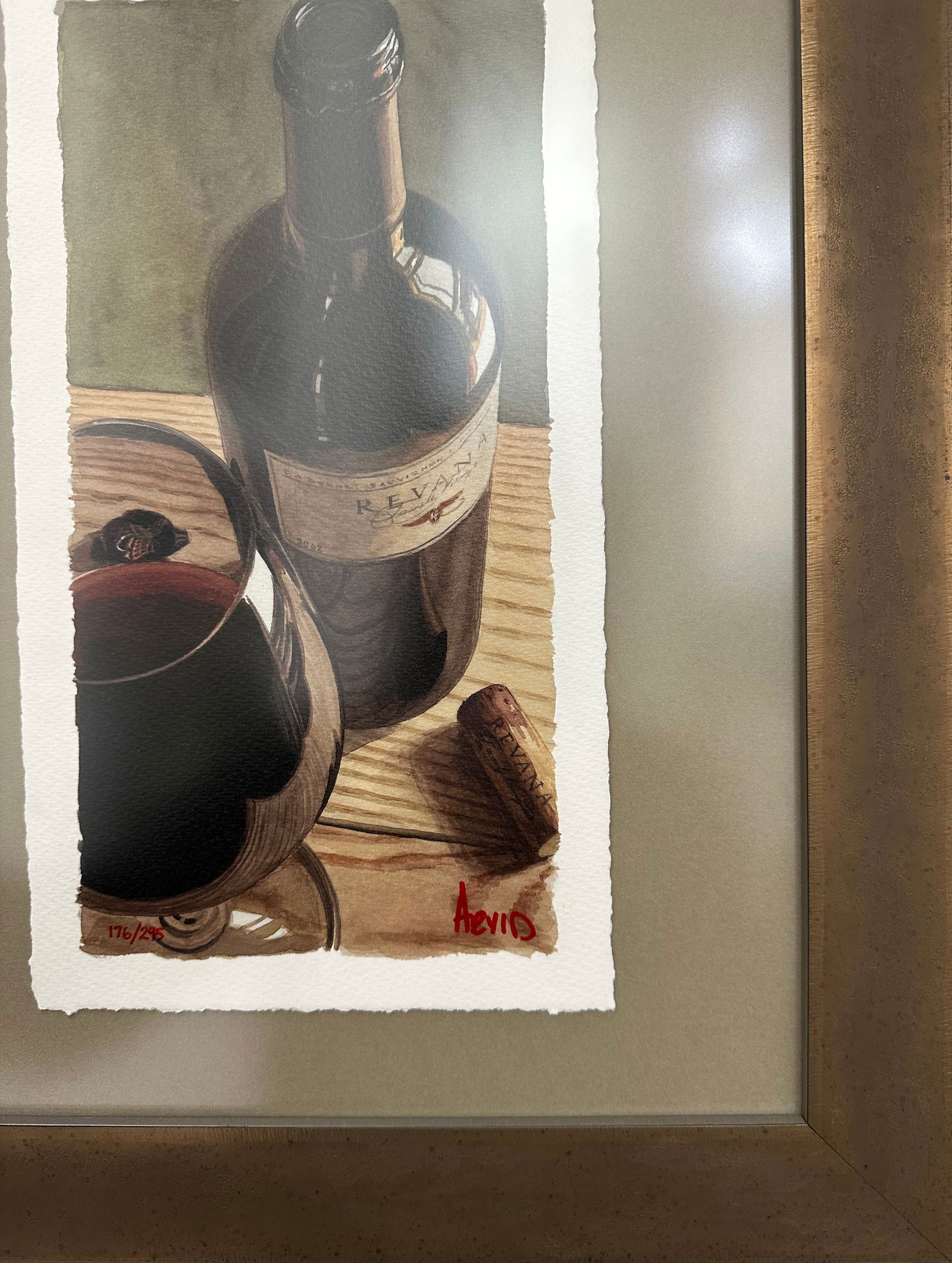 Thomas Arvid 19 H x 15 W Framed Signed and Numbered LE - 8